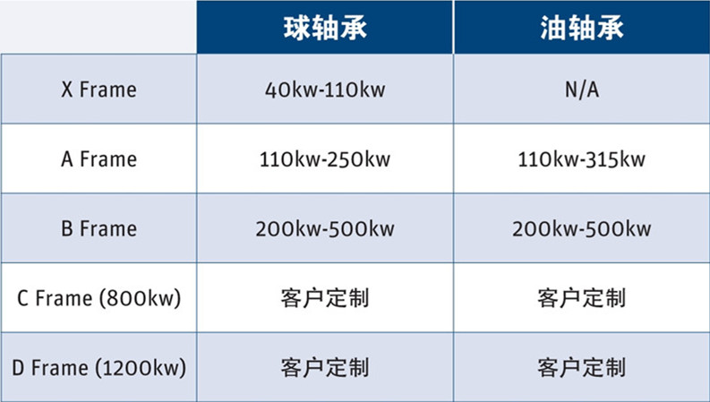 马拉松高速电机规格1-高速直驱蒸汽压缩机